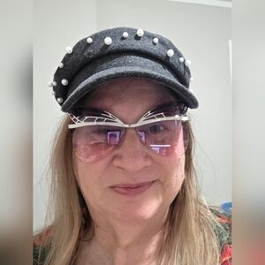 Betsey Johnson Butterfly Wing Sunglasses - Purple